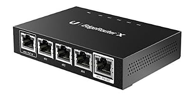 Ubiquiti Networks ER-X Ethernet/LAN Noir Routeur connecté - Routeurs connectés (10,100,1000 Mbit/s, Ethernet (RJ-45), Noir)