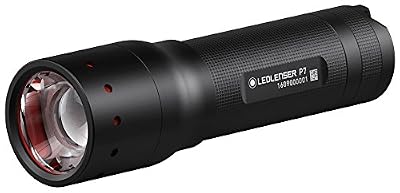 Zweibrüder LED Lenser 501046, P7 LED Lampe de Poche Box, aluminium, noir, 13 x 3,7 x 13 cm