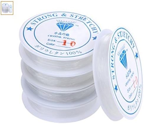 Peaux 10 Meters Elastic Beading Stretch Cord Wire String for Jewellery Making / Sewing / Crafts