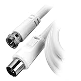 Zum universellen Verbinden von Geräten mit F-Buchse bzw. Koax-Buchse (z.B. zwischen SAT-Receiver und TV)