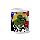 DIYthinker América del Trump triste Presidente de la rana Imagen Titular de cerámica taza del...