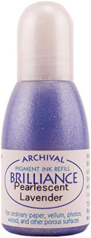 Brilliance Refill Inks BIPR37 Tsukineko Re-Inker, Pearlescent Lavender