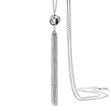 TAMAÑO: cadena 73 cm (28 pulgadas), borla 14 cm (5,5 pulgadas). Adecuado para niñas, adolescentes, mujeres.