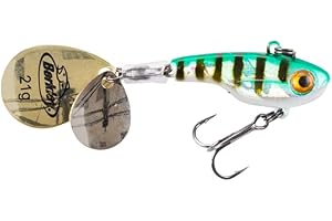 Berkley Pulse Spintail Jig Wobbler con lama spinner & Berkley Fusion Drilling – Hardbait per pesce persico, trota, luccio