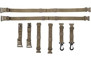 Tasmanian Tiger TT Pouch Harness Kit d'adaptateur pour fixation de poches supplémentaires sur les bretelles de sac à dos