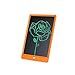 Produktbild Moerc 10-Zoll-Monochrom-LCD-Schreibtablett Abriebfestes elektronisches Schreiben Zeichnen Doodle Board Office Home School Handschrift Pad Grafikkarte Papierloses LCD-Zeichenbrett (Color : Orange)