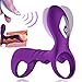Produktbild Penisring Vibratoren für Männer-Mondeer Cockringe Silikon vibration Vibrator 3 in 1 Ring Stimulieren G-Punkt Penis Massager Sexspielzeug für Männer Frau und Paar-violett