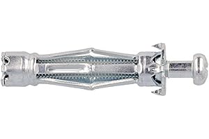 Molly M16006-XJ expanderande plugg metall med skruvar M5 Ø 5 x 36 mm, grå, set om 10 delar