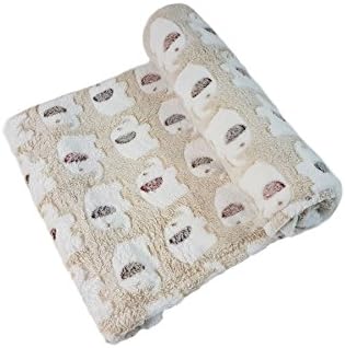 LUXURY SOFT ELEPHANTS BOYS GIRLS BABY CREAM BEIGE CRIB MOSES COT FLEECE BLANKET 75 X 100CM