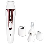 Épilateur Sans Douleur pour Femmes - Rasoir Rechargeable 5 en 1 - Épilateur Port