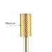 WILSON Electric Carbide Nail Drill Bit for Manicure and Pedicure, Large Barrel Bit, Medium
