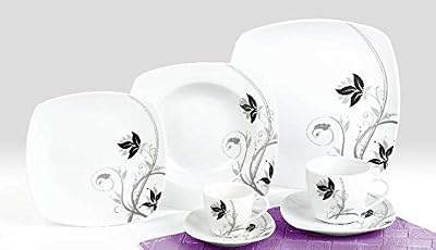 Topkapi - Bela Flor TK-969: Service de table + service à café: 42 pièces Service de table, pour 6 personnes