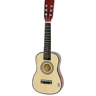 Vilac- Guitare en Bois Naturel, 8358, Incolore