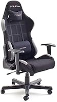 Robas Lund 123-62505SG DX Racer Fauteuil de bureau pivotante avec coussin Noir/gris