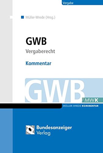 Download GWB – Kommentar: Vergaberecht Download GWB – Kommentar: Vergaberecht