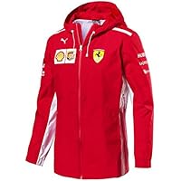 Ferrari Scuderia F1 Racing SF Team Puma Rain Chaqueta Rojo Oficial 2018