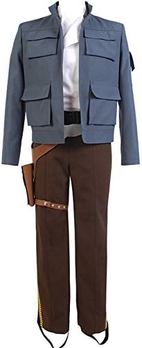 Star Wars: Empire Strikes Back Han Solo Jacket Pants Cosplay Costume Man L
