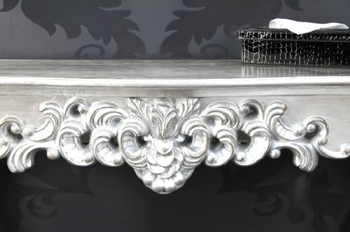 Console Table - Venice - in silver baroque finish - 112cm