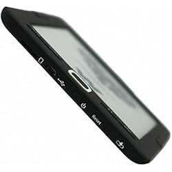 Woxter Scriba 195 - Lector de libros electrónicos de 6" (800 x 600, e-ink pearl pantalla más blanca, EPUB, PDF, micro SD, guarda más de 4000 libros, textura engomada) color negro