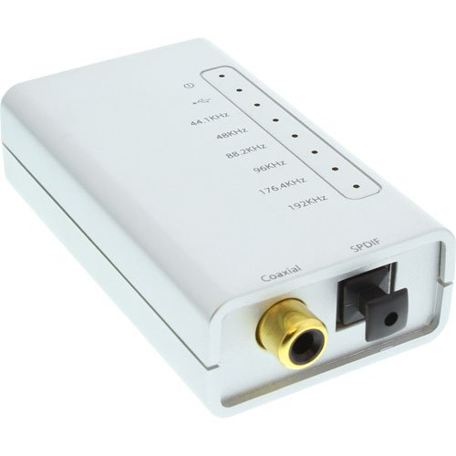 InLine USB HD Adapter, Hi-Fi (24-bit 192KHz) auf Digital Coax/Toslink/I2S Audio Konverter - 2
