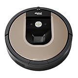 n/a iRobot Roomba 966 Saugroboter (beutellos, 0,6 L, Auto, Spot, Teppich, Linoleum, Fliesen, Li-Ion) schwarz/silber
