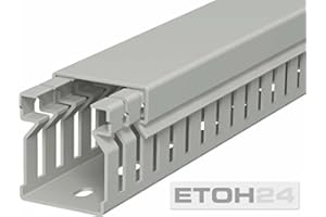 OBO BETTERMANN Goulotte de câblage LK4 30025 6178005 (L x l x h) 2000 x 25 x 30 mm 1 pc(s) Gris Roche
