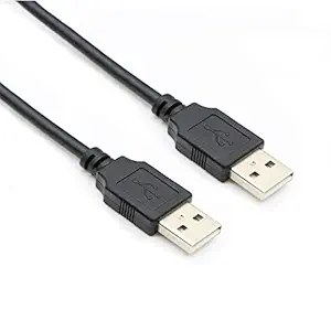 IFITech USB 2.0 Type A Male to Type A Male Extension Cable - 1.4 feet - 42 cm - Colors (Black or White)