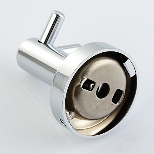 Handtuchhaken Bademantelhaken Kleiderhaken Wandhaken Edelstahl 2 Haken selbstklebend Nickel Haken gebürstet - 5