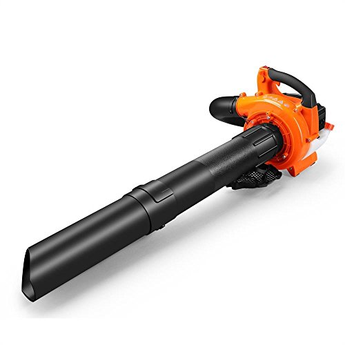 FUXTEC Benzin Laubsauger FX-LBS126 Laubbläser Häcksler 4in1 Funktion inkl. zwei Blasrohre und Fangsack, getestet Oberklasse 1,4 - 8