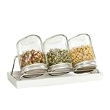 ----- Germinador de cristal Eschenfelder- 3 x 0,75 litros soporte y escurridor