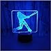 Produktbild Spielen Sie Baseball 3D Nachtlicht Acryl Led 7 Farben Geändert Usb Touch Atmosphäre Lampe Baby Sleeppping Schreibtisch Tischlampe Kreative Geschenk