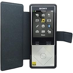Funda de cuero para Sony Walkman NWZ-A15 NWZ-A17 NW-A25 NW-A27, y protector de pantalla