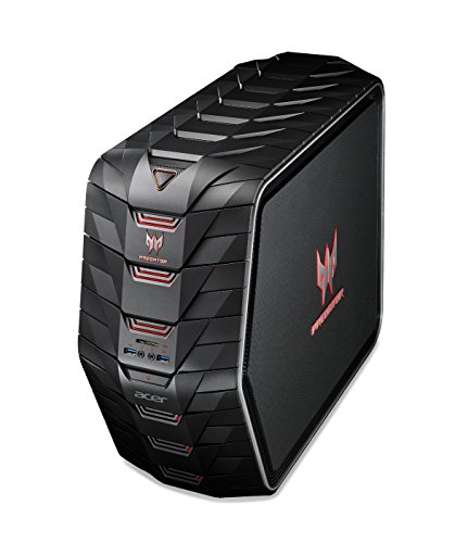 Acer Predator (G6-710) Desktop-PC (Intel Core i5-6600K, 8GB DDR4-RAM, 128GB SSD + 2TB HDD, Nvidia Geforce GTX 970, DVD, Win 10 Home, inkl. Predator Tastatur und Maus) schwarz - 13