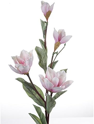 ShiQi Artificial Flowers Magnolia Suite Floral Pink for Wedding Party Banquet Decoration