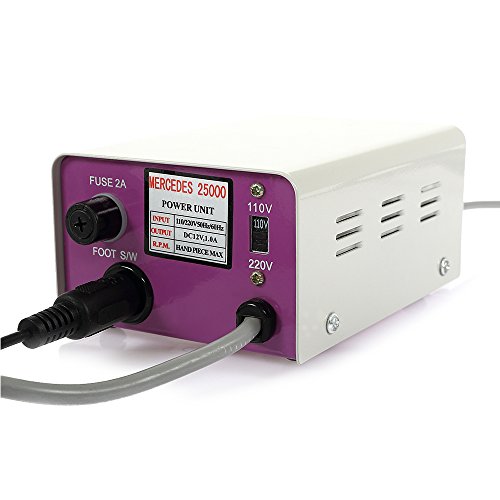 Betterhill Nagelfräser Profi Maniküre und Pediküre Set Fräser für Gelnägel Nagelset Elektrisch 36 Bits + 56 Schleifhülsen EU Stecker - 2