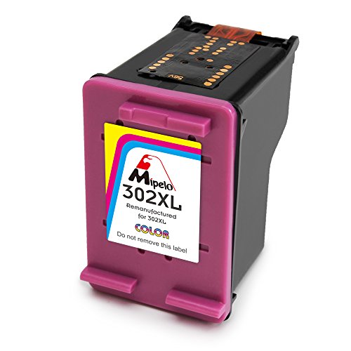 Mipelo Wiederaufbereitet HP 302XL Multipack Druckerpatronen (1 Schwarz, 1 Dreifarbig) Kompatibel für HP DeskJet 3630 1110 2130 3636, HP Envy 4520 4525, HP OfficeJet 3831 4655 3830 4650 Drucker - 7