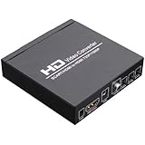 SCART +HDMI to HDMI converter :convert 480I(NTSC)/576I(PAL) format signal to 720P/1080P HDMI signal output, Easily connect with the DVD, set-top box, HD player, Game Console (PS2 PS3 PSP,WII,XBOX360 etc)