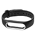 Produktbild Busirde Ersatz für Xiaomi MiBand2 TPU-Armband doppelten Farben-Handgelenk-Bügel ersetzen Zubehör schwarz + weiß for Xiaomi Mi Band 2