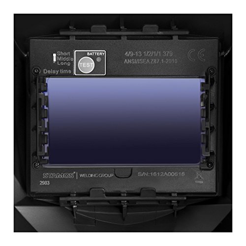 Stamos Germany – Schweißhelm Schweißmaske Schweißschirm Automatik – Eagle Eye – ADVANCED SERIES – 98 x 55 mm – Lichtschutz DIN 9 – 13 - 4