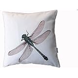 Libellen Kissen, Kissenbezug, 40x40cm, Baumwolle