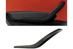 HACREYATU Cubierta de la manija de la puerta interior izquierda del coche para B-M-W X1 E84 2010-2016 (izquierda, negra)
