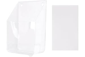 Vaorwne Waterproof Transparent Waterproof Door Bell Cover for Doorbell Home Door Bell Chime