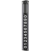 XO C138 Ara&ccedil; İ&ccedil;i Ayarlanabilir Numerat&ouml;r, Kaydırılabilir Kapak, Yapışkanlı Montaj, ABS ve Al&uuml;minyum Alaşım, Universal Uyum, S
