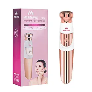 Women's Painless Hair Remover Facial Hair Removal Painless Hair Trimmer Shaver Waterproof for facial bikini area body hair