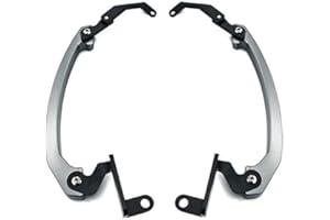 Heinmo para Yamaha Barras de Agarre Trasero Pillion Asiento de Pasajero Pillion Manillar de Mano Bar Asa de Asidero MT-07 MT07 FZ-07 2014 2015 2016 2017 2018 Asiento de Pasajero Protectores de Mano
