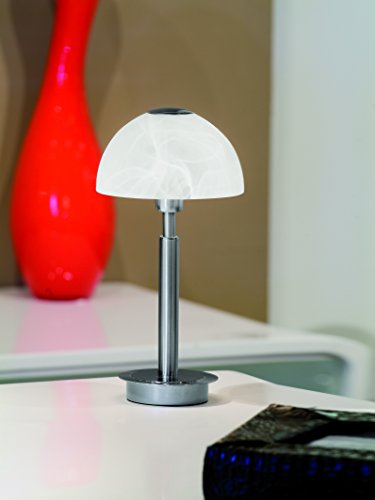 Paul Neuhaus - Lámpara LED de mesa con 3 niveles de intensidad en acero inoxidable 1 x LED de 3 W 245LM/3000 K