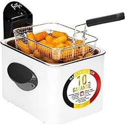 Frifri F1905B-DUO Friteuse, 3200 W, 3.5 liters, Blanche