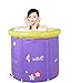 Produktbild Badewanne, Pools Folding Tub lila Barrel Erwachsener BathNot InflatableThickening Bad lila Durchmesser: 65cm * 65high: 60cm * 70high: 75cm * 75high 60 * 70cm Wannen