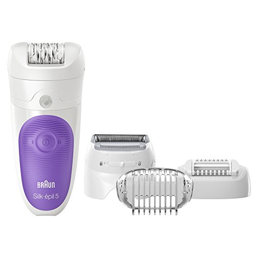 Braun Silk-Epil 5 5-541 - Wet & Dry Cordless Epilator with 4 Extras RS.3999 (47.00% Off) - Amazon