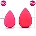 Dolovemk® | Extra Large Beauty Egg Blender Makeup Sponge Face Foundation Blending Puffs, Height:8.5cm(Dry)/10cm(Wet) (Rose)